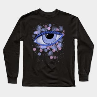 Watercolour All Seeing Eye Long Sleeve T-Shirt